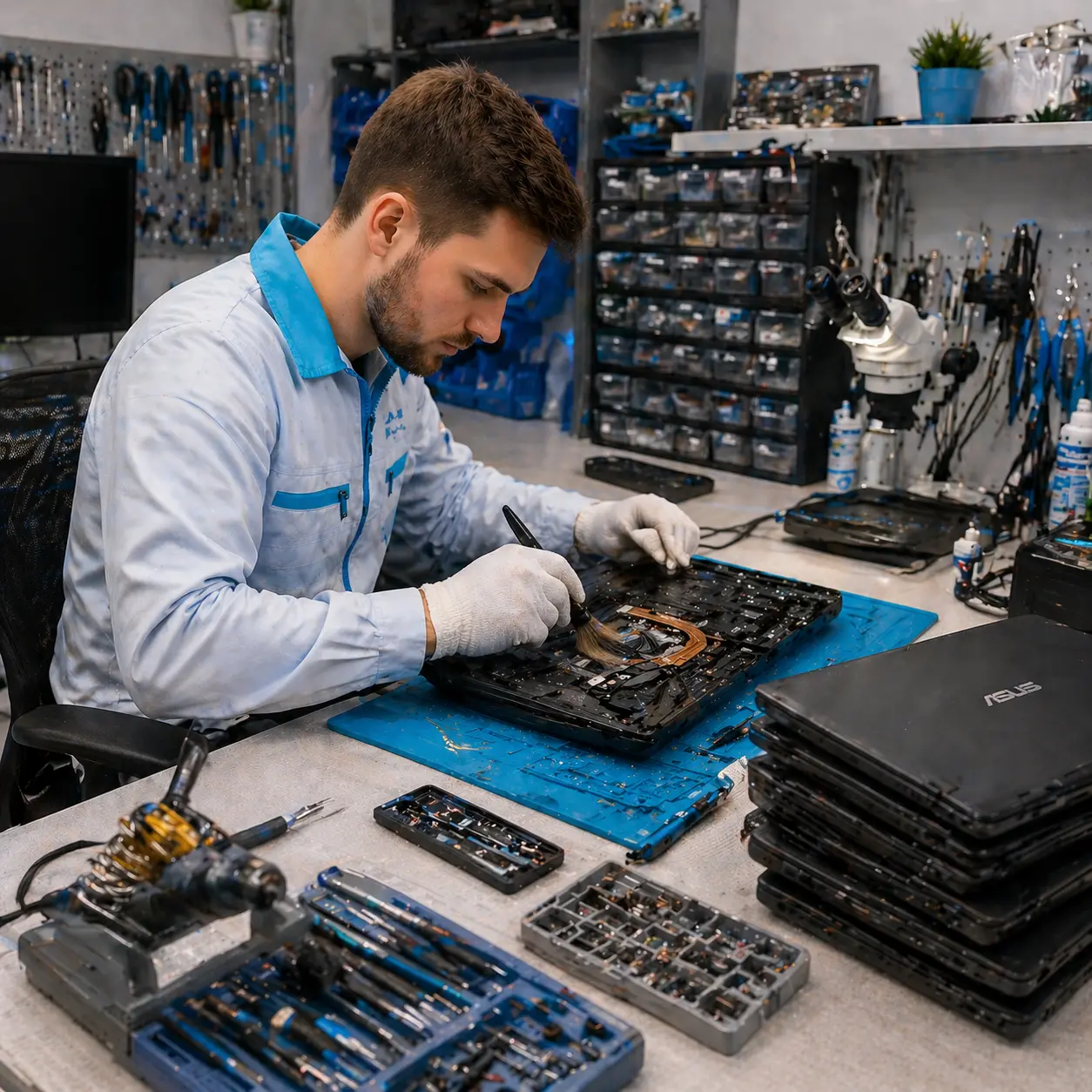чистка ноутбука Asus в Рузаевке