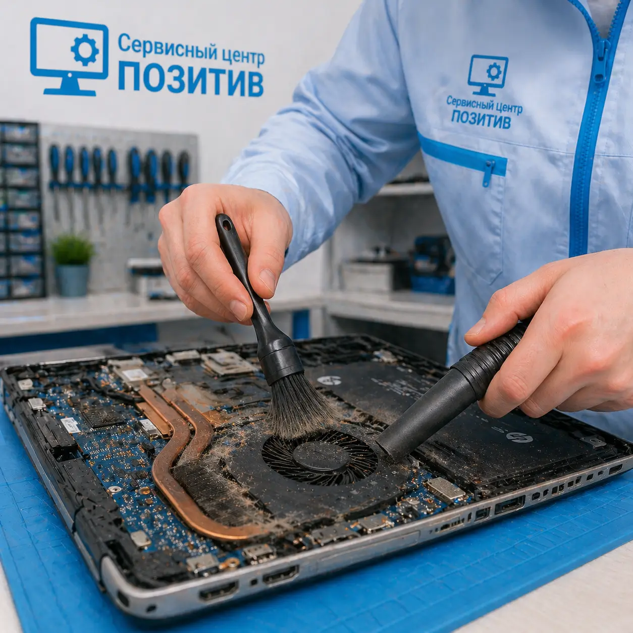чистка ноутбука HP в Рузаевке