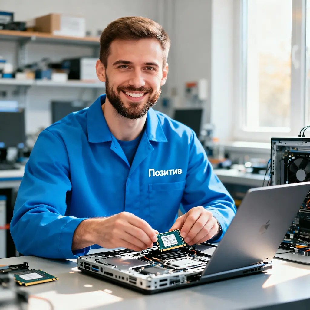 заменить HDD на SSD на ноутбуке в Рузаевке
