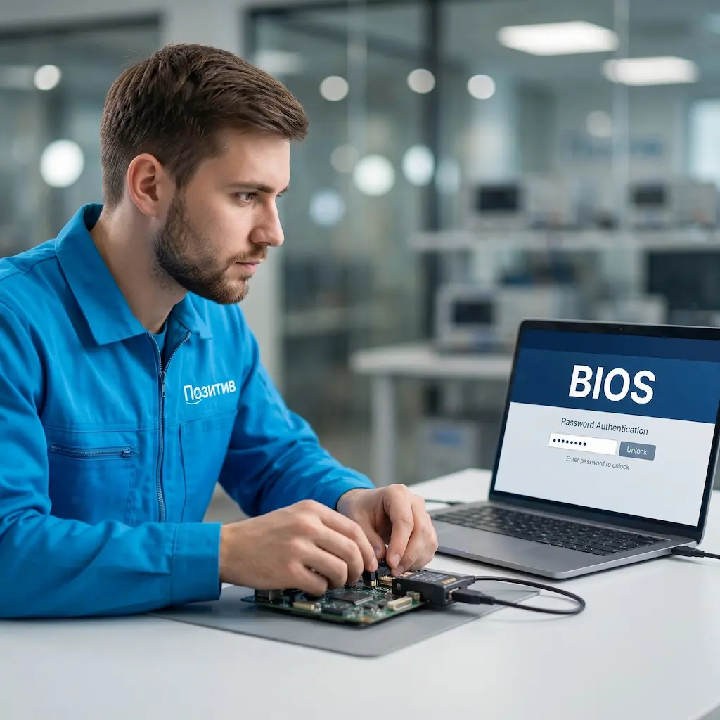 Снятие пароля BIOS ноутбука в Рузаевке