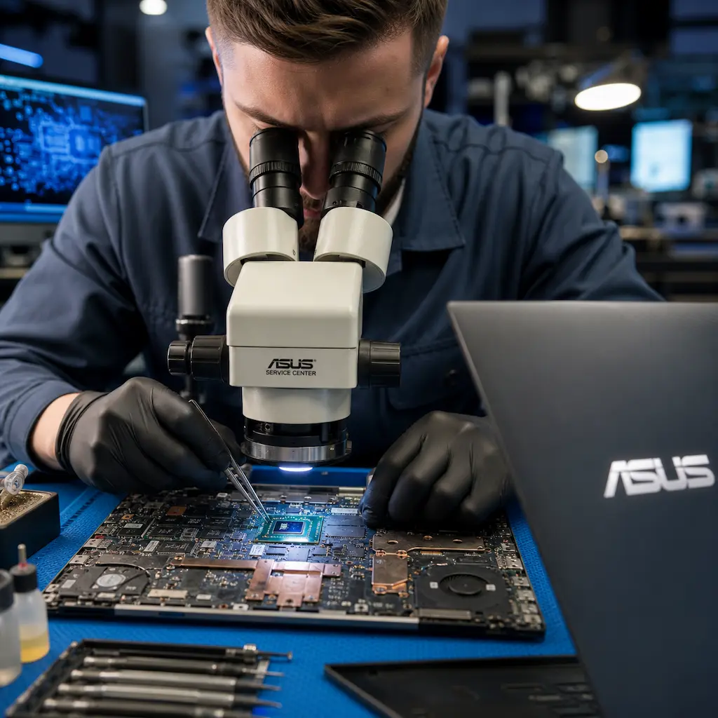 Замена видеокарты ноутбука Asus в Рузаевке