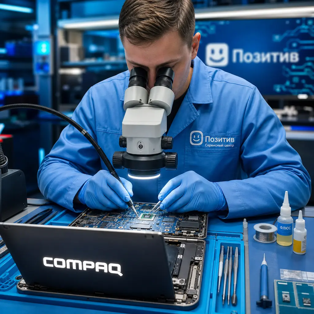 Замена видеокарты ноутбука Compaq в Рузаевке