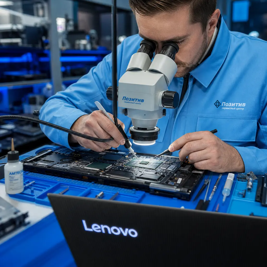 Замена видеокарты ноутбука Lenovo в Рузаевке
