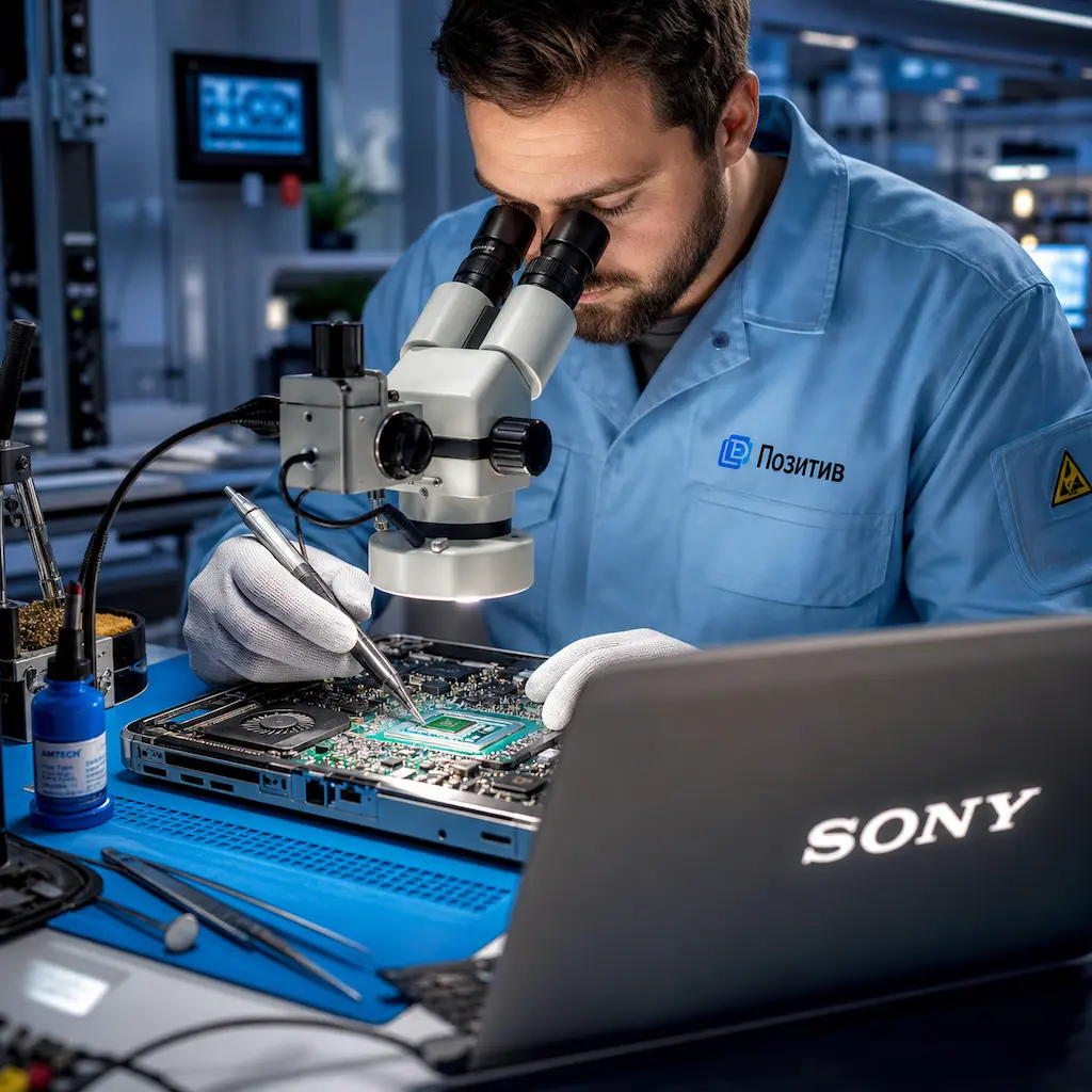 Замена видеокарты ноутбука Sony в Рузаевке