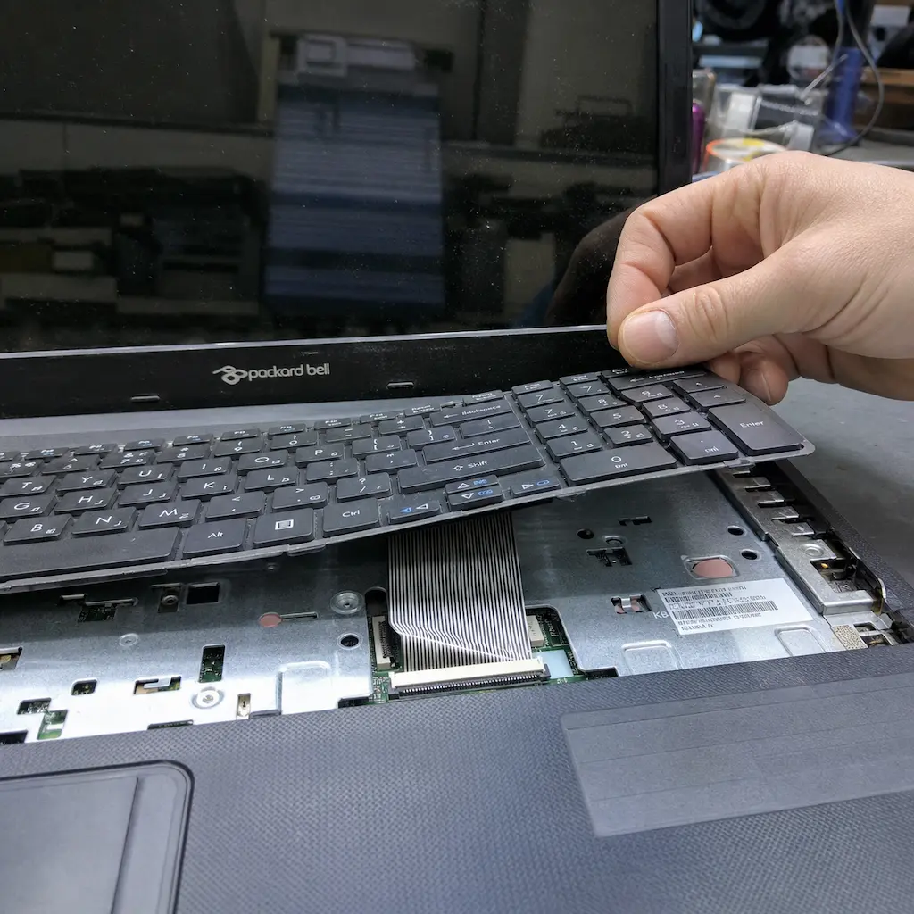 Замена клавиатуры ноутбука Packard Bell в Рузаевке