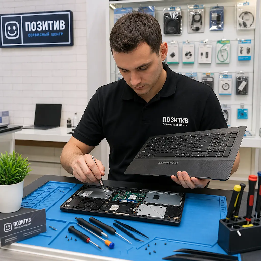 заменить клавиатуру на ноутбуке Packard Bell в Рузаевке