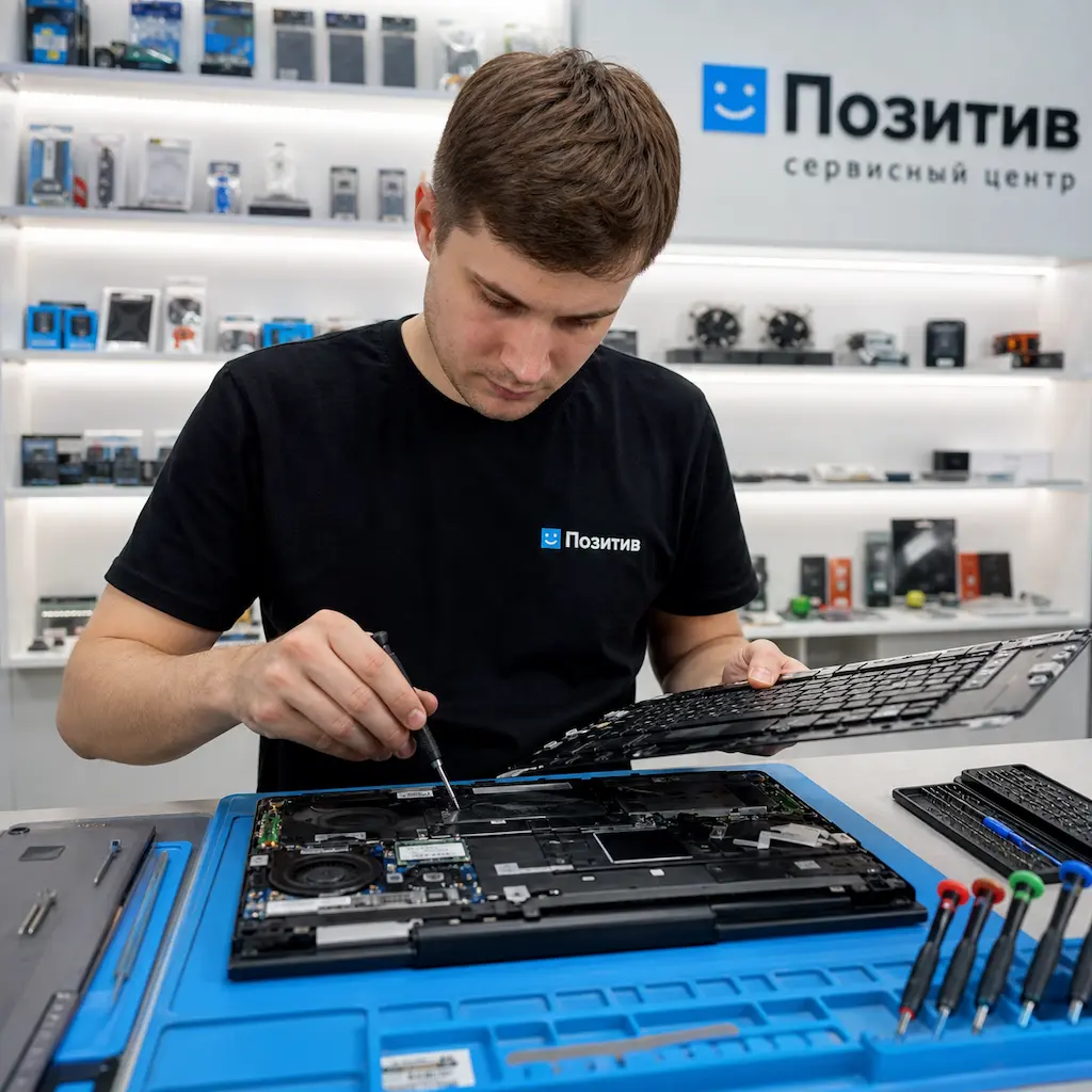 заменить клавиатуру на ноутбуке Samsung в Рузаевке