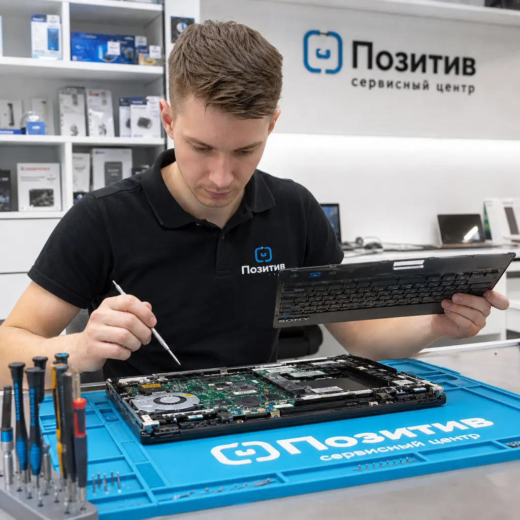 заменить клавиатуру на ноутбуке Sony в Рузаевке