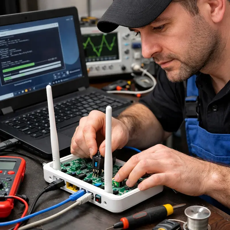 Перепрошивка WiFi роутера в Рузаевке